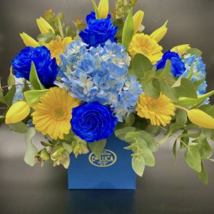 FLower Box Blue Navy