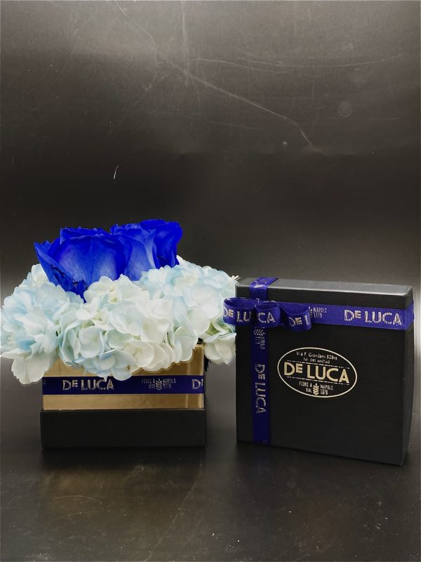 Mini Flower box blu