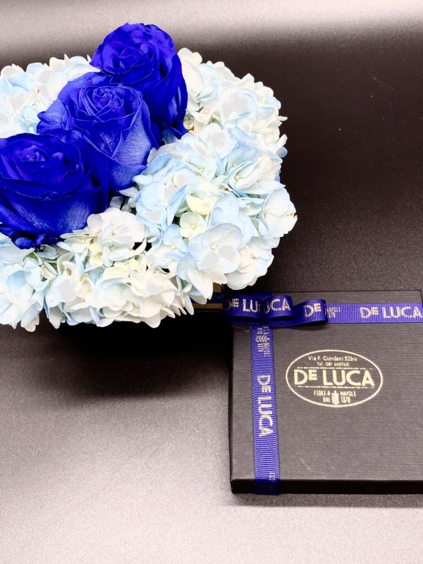 Mini Flower box blu